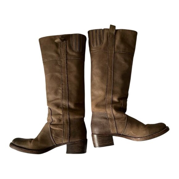 Halogen Women’s Brown Heeled Boots size 5.5 - Picture 2 of 5